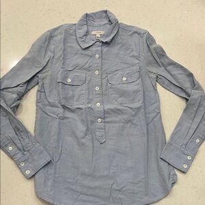 J. Crew Light Blue Casual Button-Down Shirt